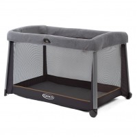 Graco FoldLite 輕量便攜嬰幼兒休息玩樂摺疊床 – 黑
